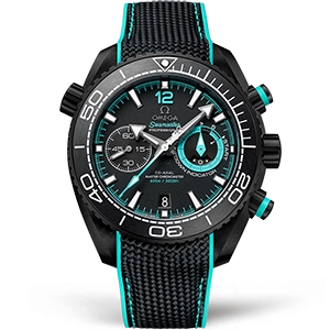 Копия часов Omega Seamaster Planet Ocean 600M "ETNZ" Deep Black 45.5mm 215.92.46.51.01.003
