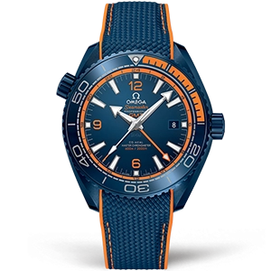 Копия часов Omega Seamaster Planet Ocean 600m Co‑Axial Master Chronometer GMT Big Blue 45,5mm 215.92.46.22.03.001