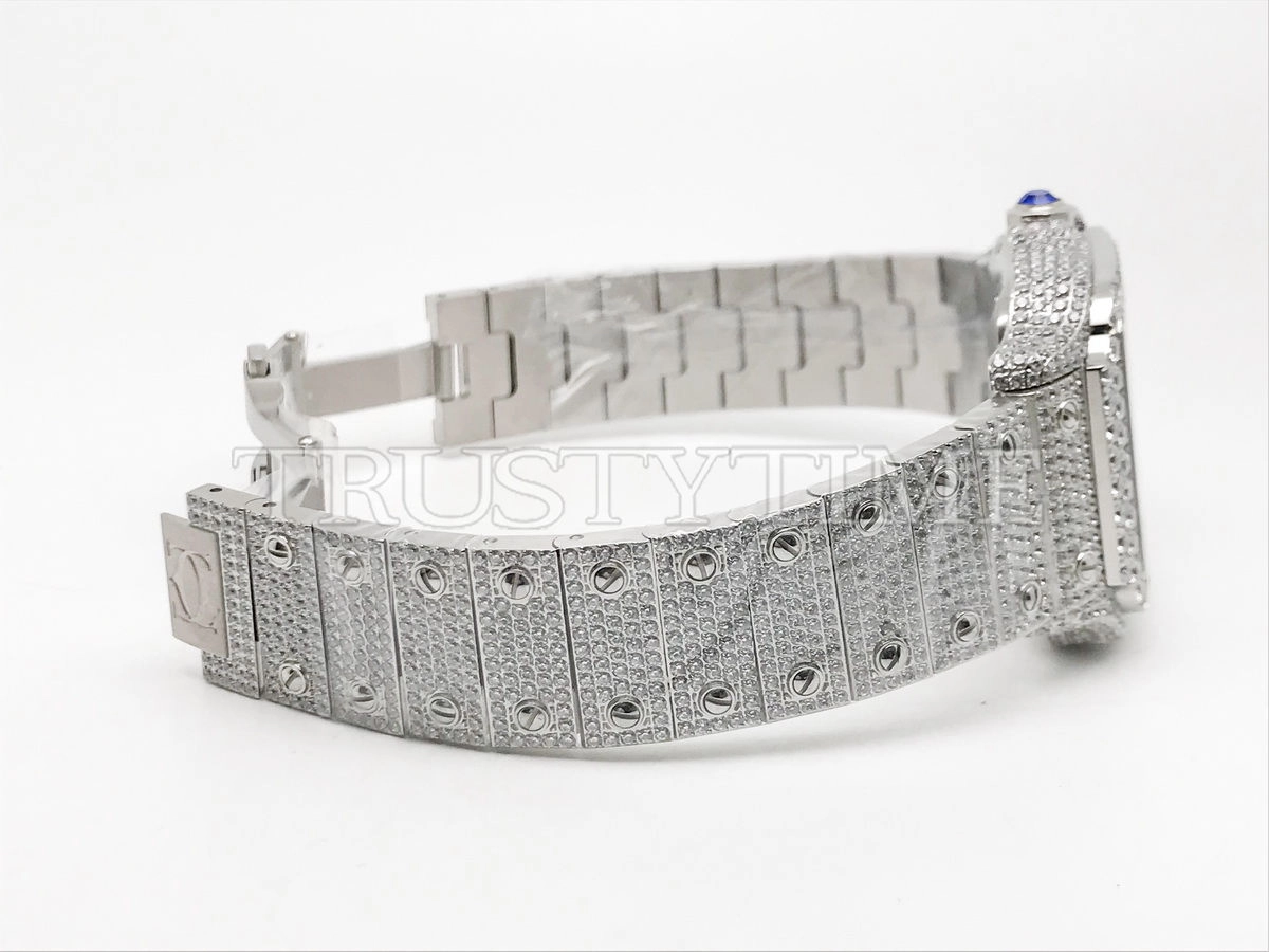 Копия часов Cartier Santos De Cartier 40 WSSA0018 Diamonds Арт. CR-0928