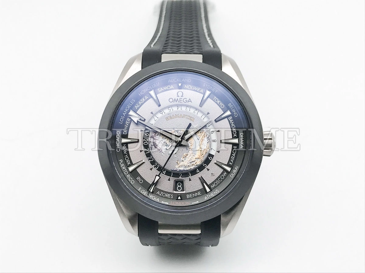 Копия часов Omega Seamaster Aqua Terra Co-axial Master Chronometer GMT Worldtimer 43mm 220.92.43.22.99.001