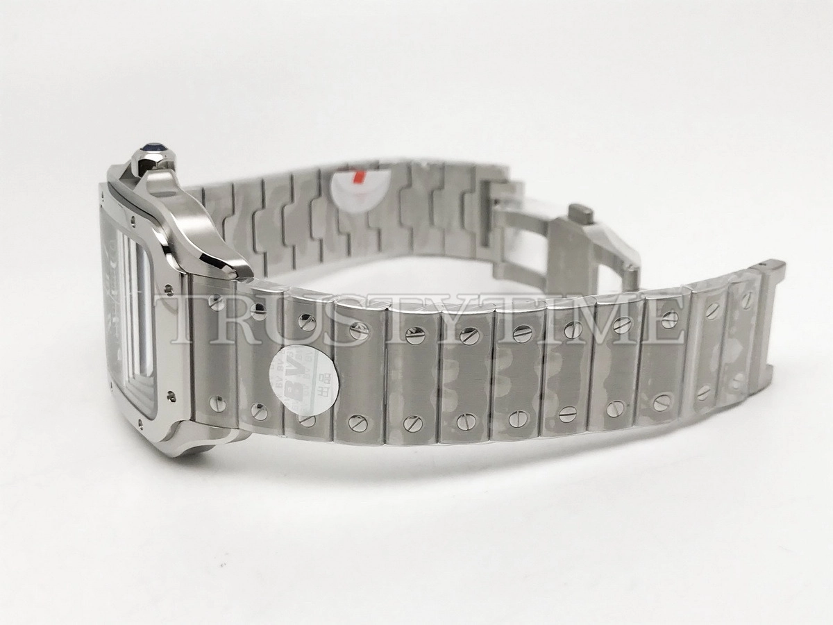 Копия часов Cartier Santos De Cartier Smoky Green WSSA0062