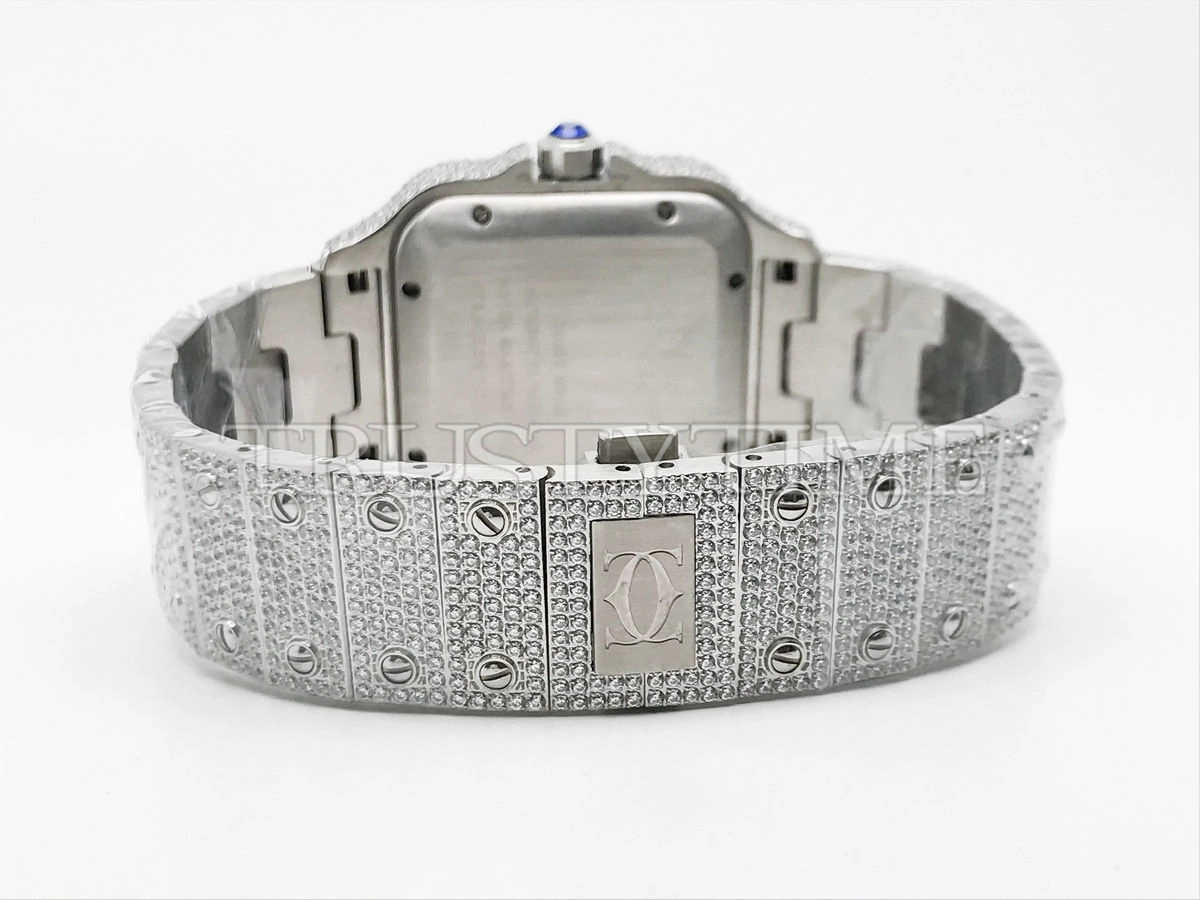 Копия часов Cartier Santos De Cartier 40 WSSA0018 Diamonds Арт. CR-0930