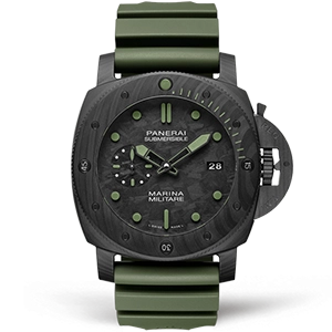 Копия часов Panerai Luminor Submersible Marina Militare Carbotech Comsubin 47mm PAM00961