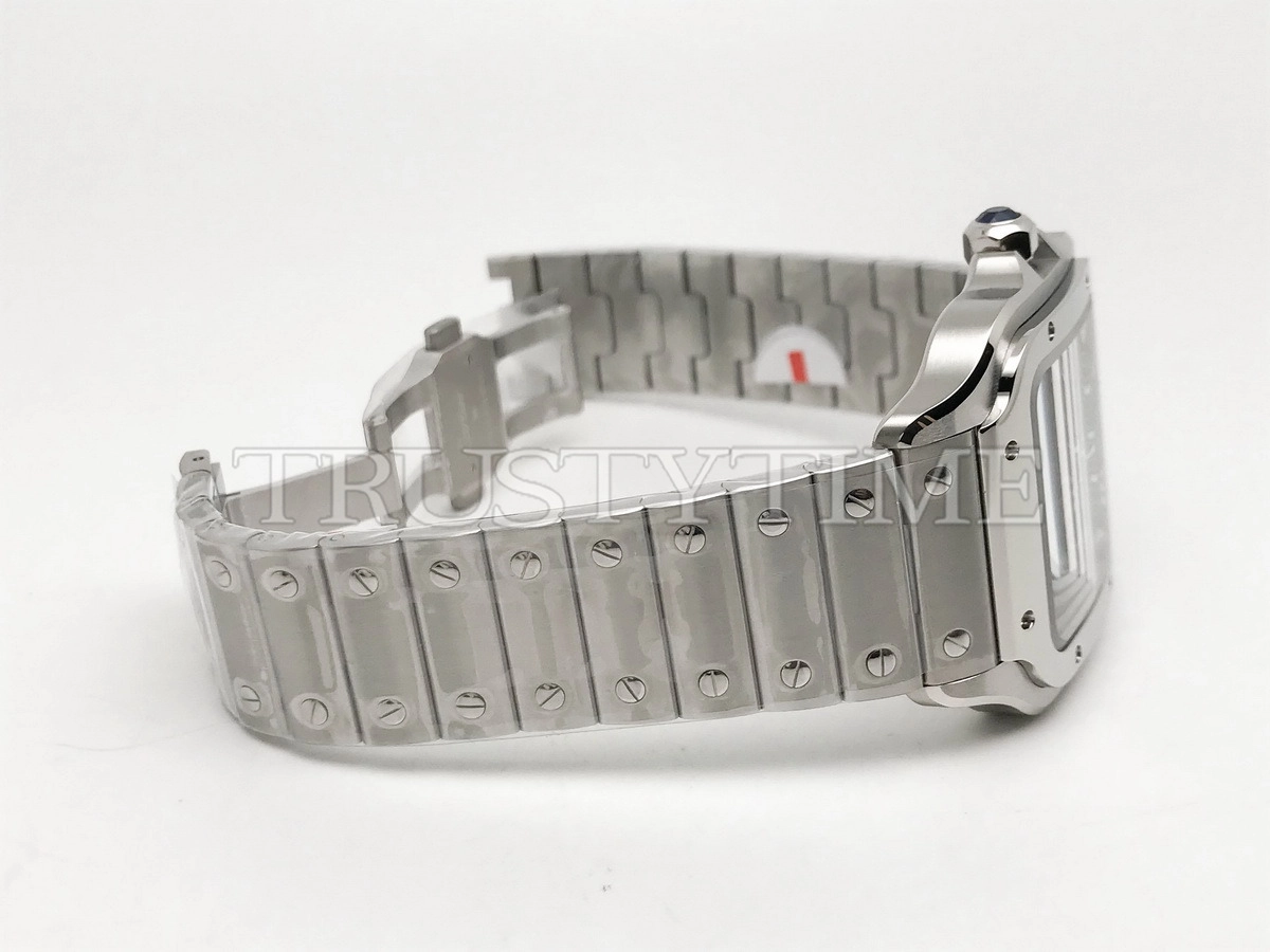 Копия часов Cartier Santos De Cartier Smoky Green WSSA0062