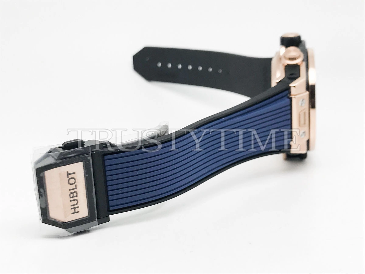 Копия часов Hublot Big Bang Unico King Gold Blue 42mm 441.OX.5181.RX