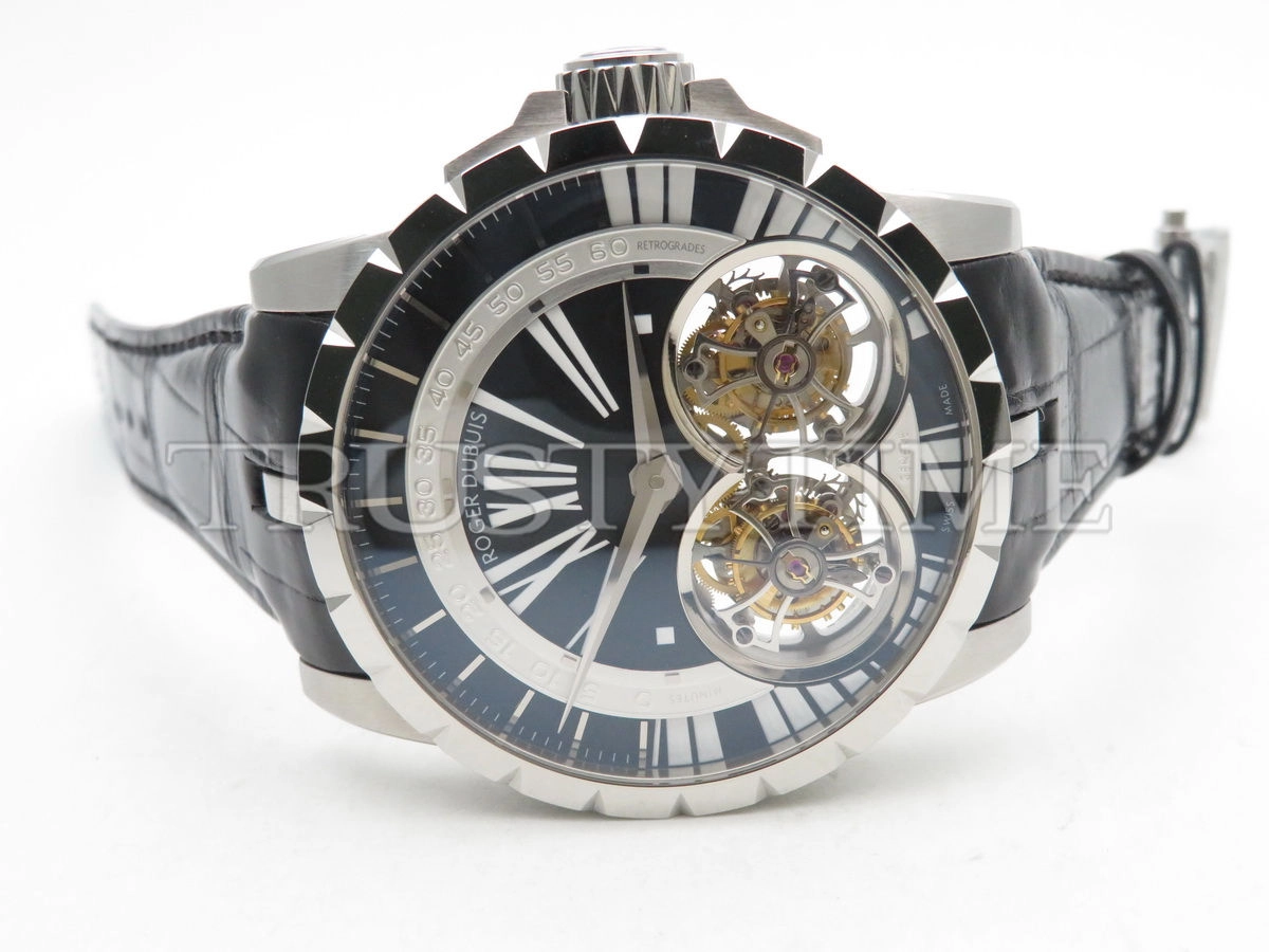 Копия часов Roger Dubuis Excalibur Double Flying Tourbillon 45mm RDDBEX0248