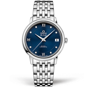 Копия часов Omega De Ville Prestige Co‑Axial Chronometer 32mm 424.10.33.20.53.001 Арт.OM-0498