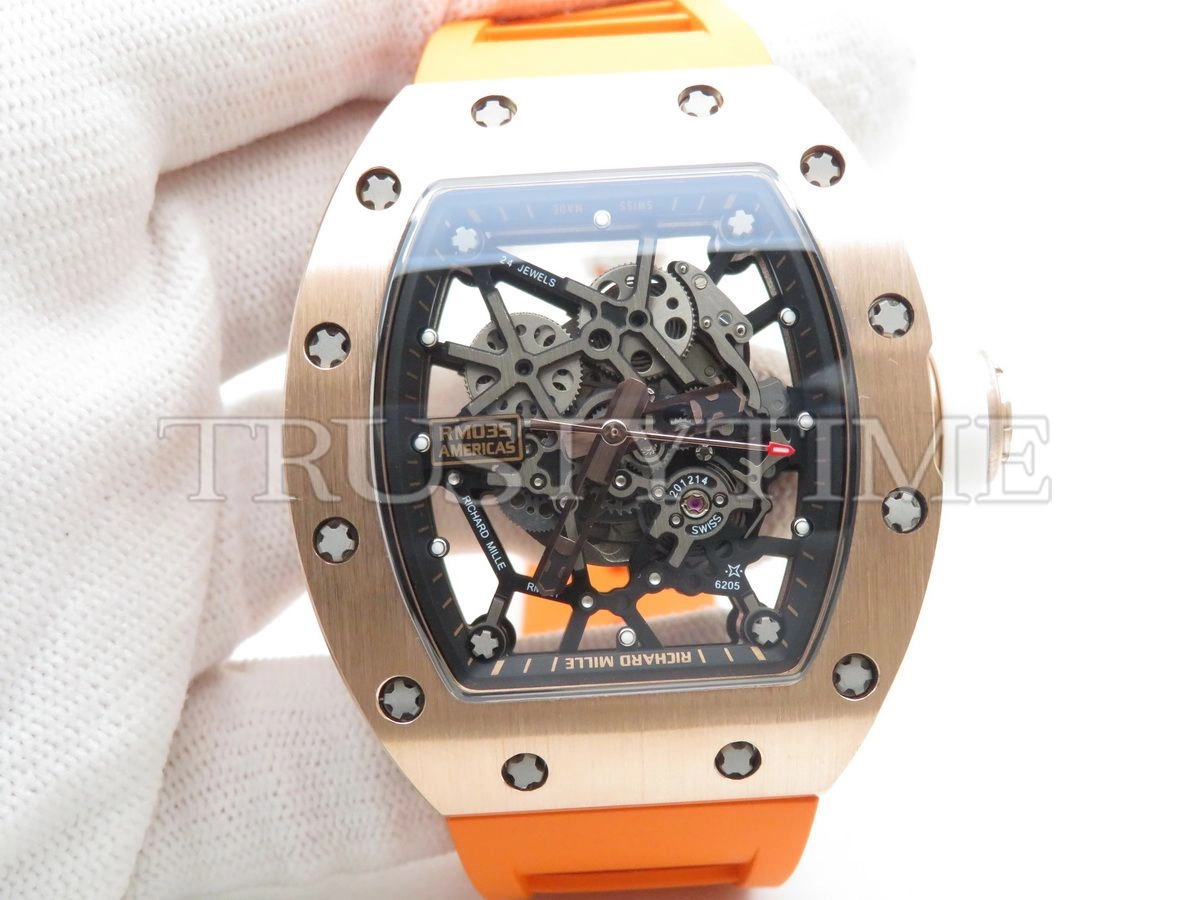 Копия часов Richard Mille RM035 Americas Skeleton