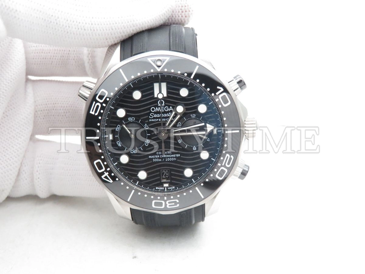 Копия часов Omega Seamaster Diver 300m Co‑Axial Master Chronometer Chronograph 44mm 210.32.44.51.01.001