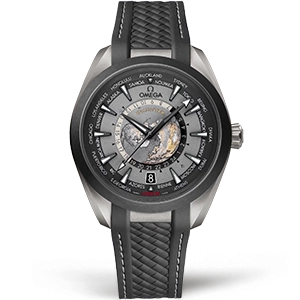 Копия часов Omega Seamaster Aqua Terra Co-axial Master Chronometer GMT Worldtimer 43mm 220.92.43.22.99.001