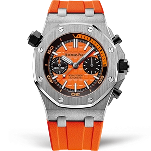 Копия часов Audemars Piguet Royal Oak Offshore Diver Chronograph Orange 26703ST.OO.A070CA.01