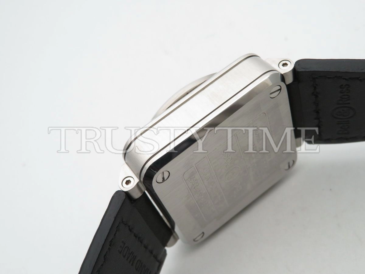 Копия часов Bell & Ross BR 03-94 Black Steel Chronograph BR0394-BLC-ST/SCA