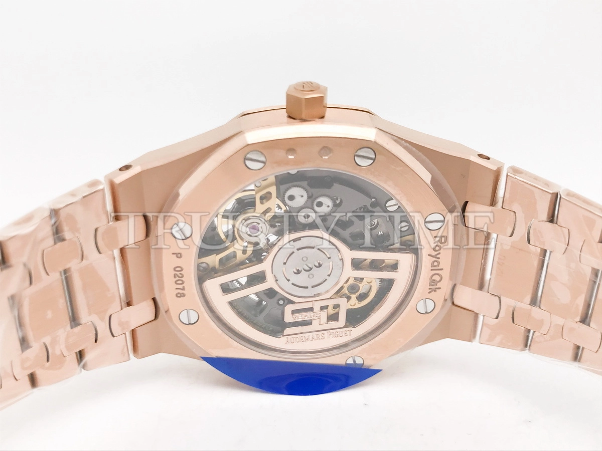 Копия часов Audemars Piguet Royal Oak Jumbo Extra-Thin Openworked 50th Anniversary 16204OR.OO.1240OR.01