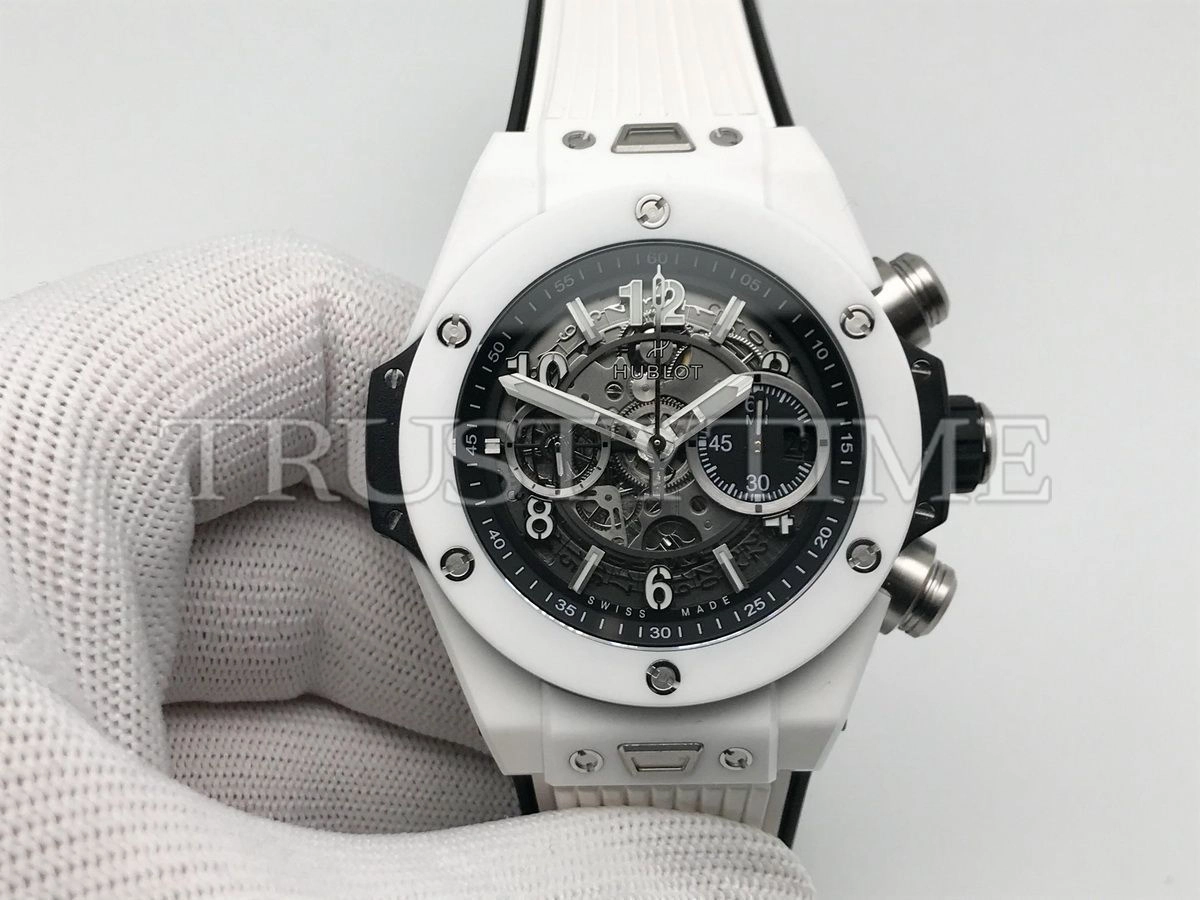 Копия часов Hublot Big Bang Unico White Ceramic 44mm 421.HX.1170.RX