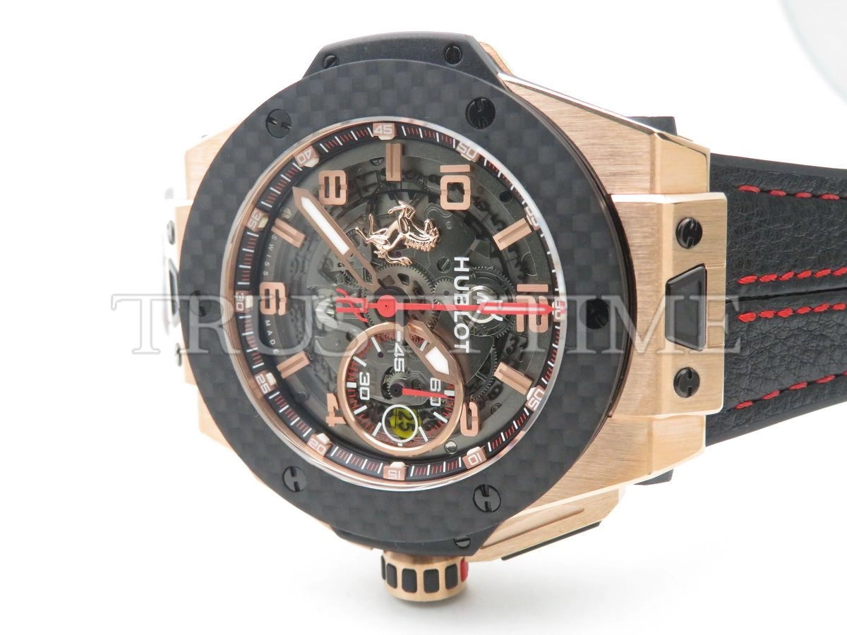 Копия часов Hublot Big Bang Ferrari "King Carbon Gold" 401.OQ.0123.VR