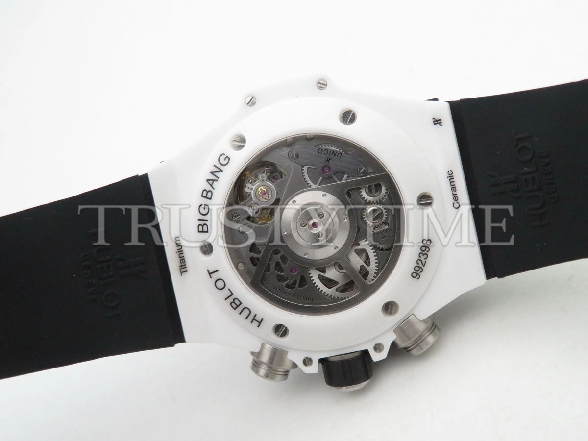 Копия часов Hublot Big Bang Unico White Ceramic 45mm 411.HX.1170.RX
