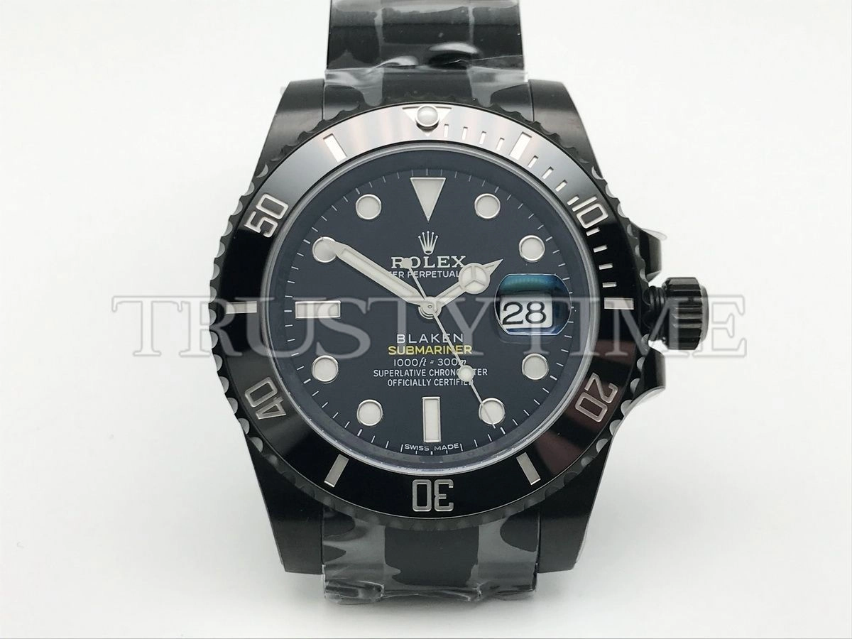 Копия часов Rolex Submariner Blaken 40mm