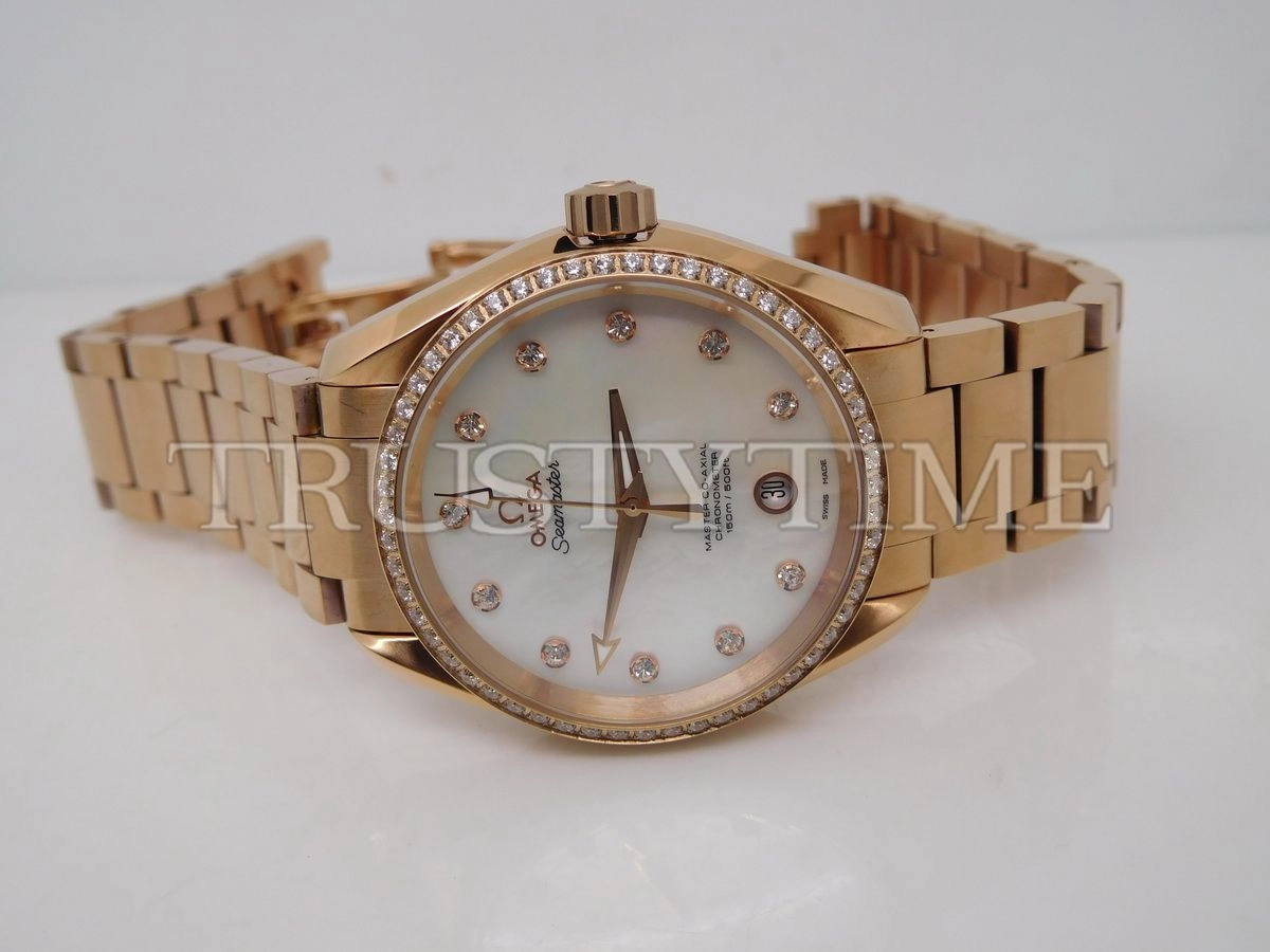 Копия часов Omega Seamaster Aqua Terra 150m Master Co-Axial Ladies 38.5mm 231.55.39.21.55.001