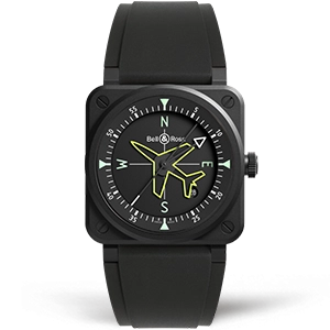Копия часов Bell & Ross Instruments BR 03 Gyrocompass BR03A-CPS-CESRB