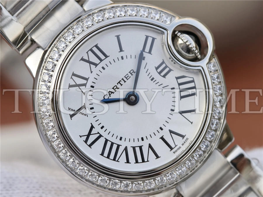 Копия часов Cartier Ballon Bleu 28 W4BB0015