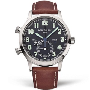 Копия часов Patek Philippe Calatrava Pilot Travel Time 42mm 5524G-001