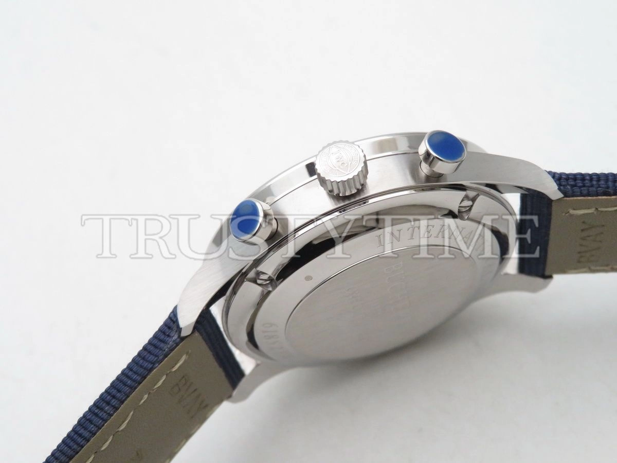 Копия часов IWC Portugieser Chronograph Bucherer Blue Edition 41mm IW371492