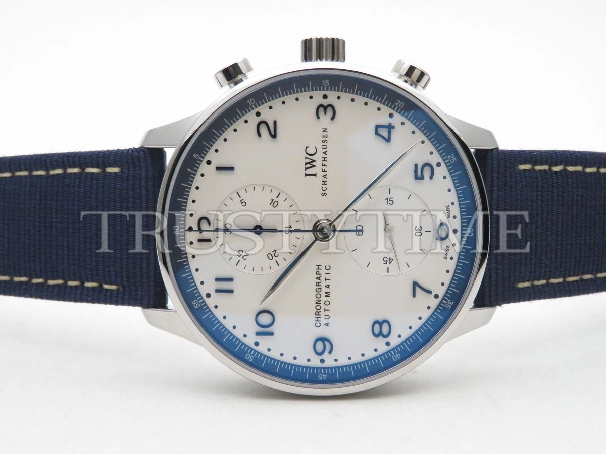 Копия часов IWC Portugieser Chronograph Bucherer Blue Edition 41mm IW371492