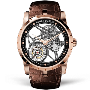 Копия часов Roger Dubuis Excalibur Tourbillon Skeleton 42mm RDDBEX0392
