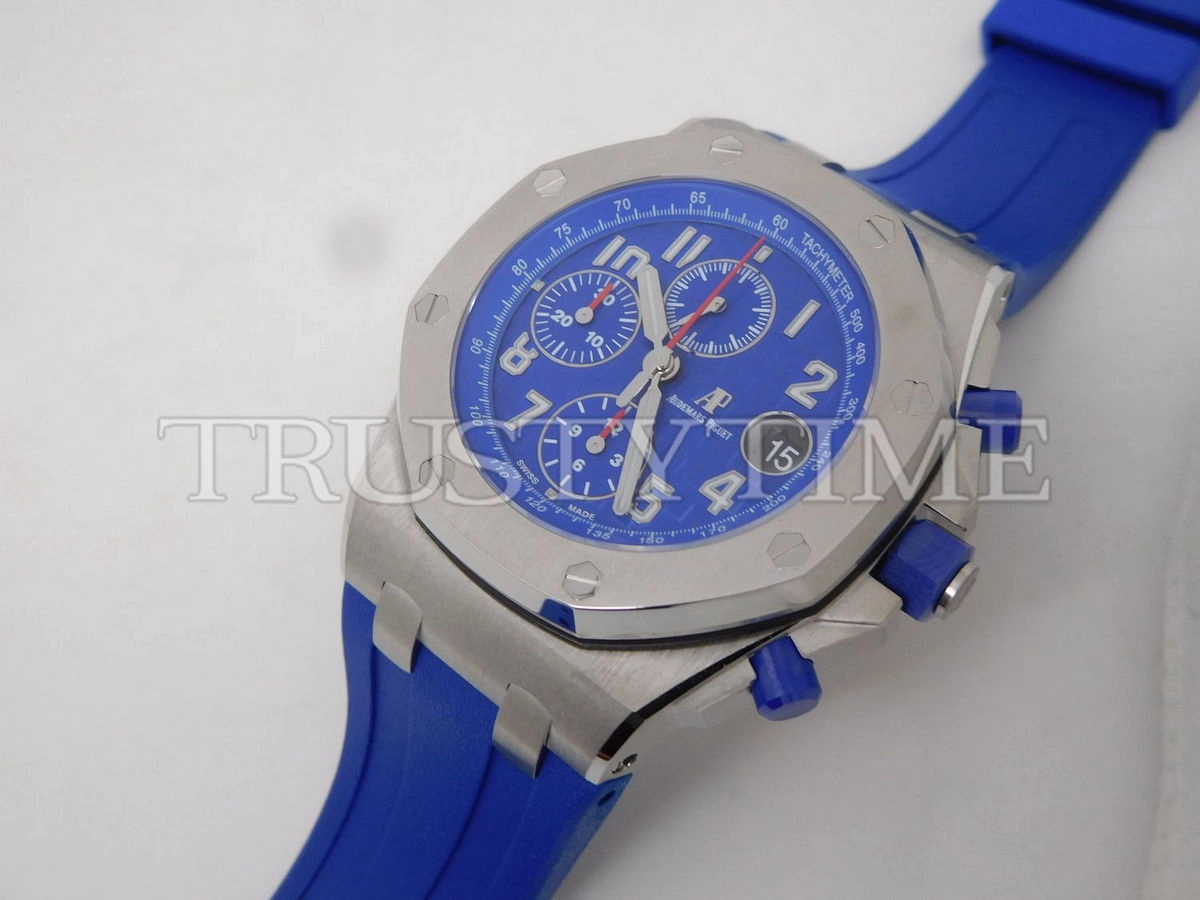 Копия часов Audemars Piguet Royal Oak Offshore Chronograph Indigo Blue SIHH 2018 26470ST.OO.A030CA.01