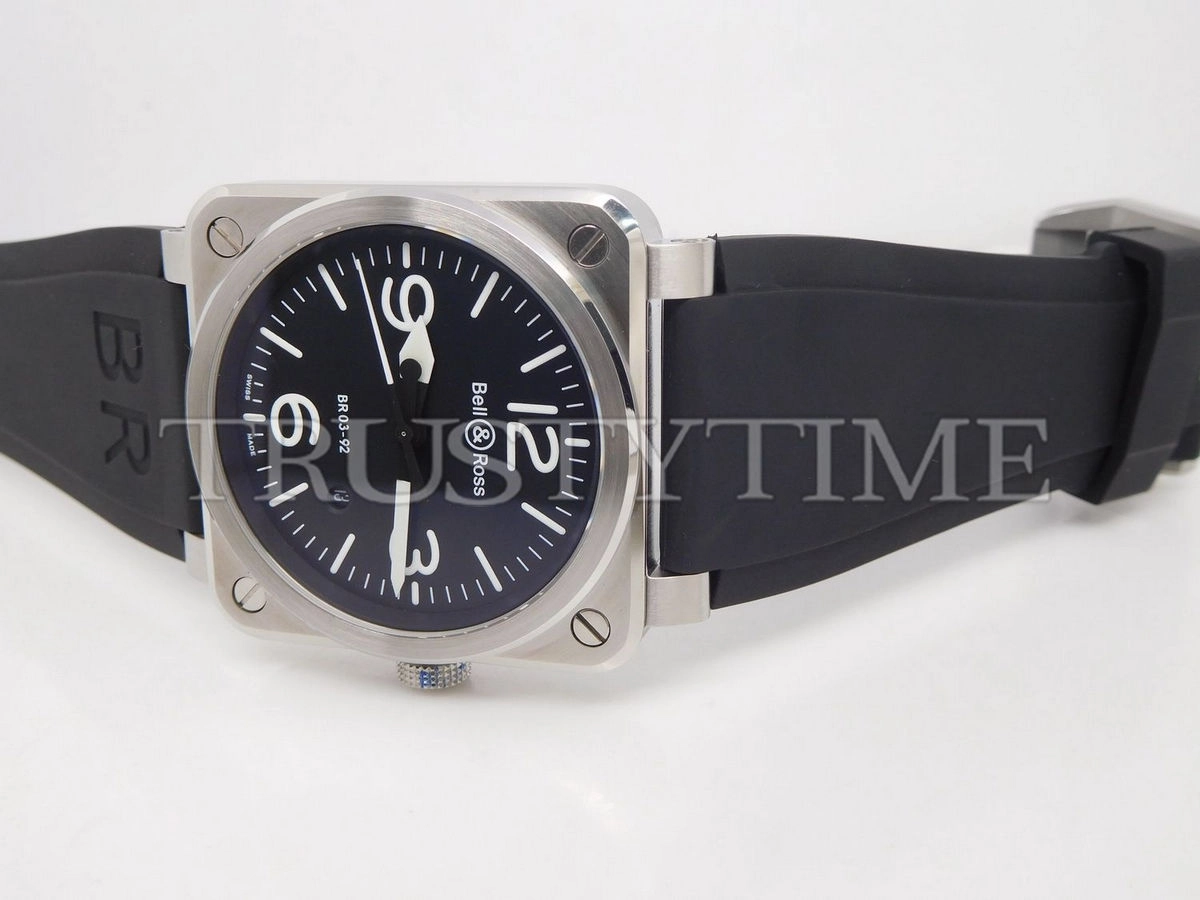 Копия часов Bell & Ross BR 03-92 Black Steel BR0392-BLC-ST