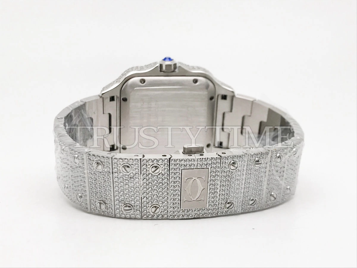 Копия часов Cartier Santos De Cartier 40 WSSA0018 Diamonds Арт. CR-0929