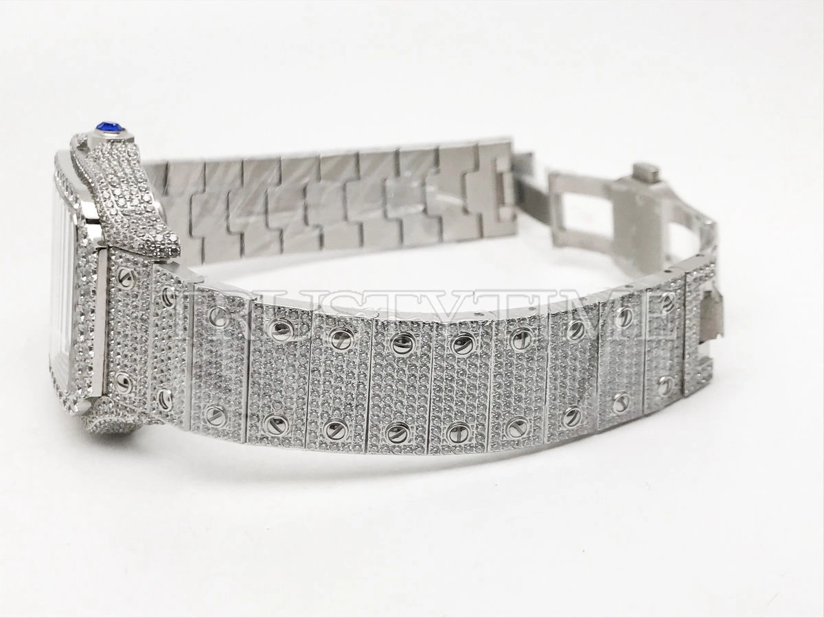 Копия часов Cartier Santos De Cartier 40 WSSA0018 Diamonds Арт. CR-0926