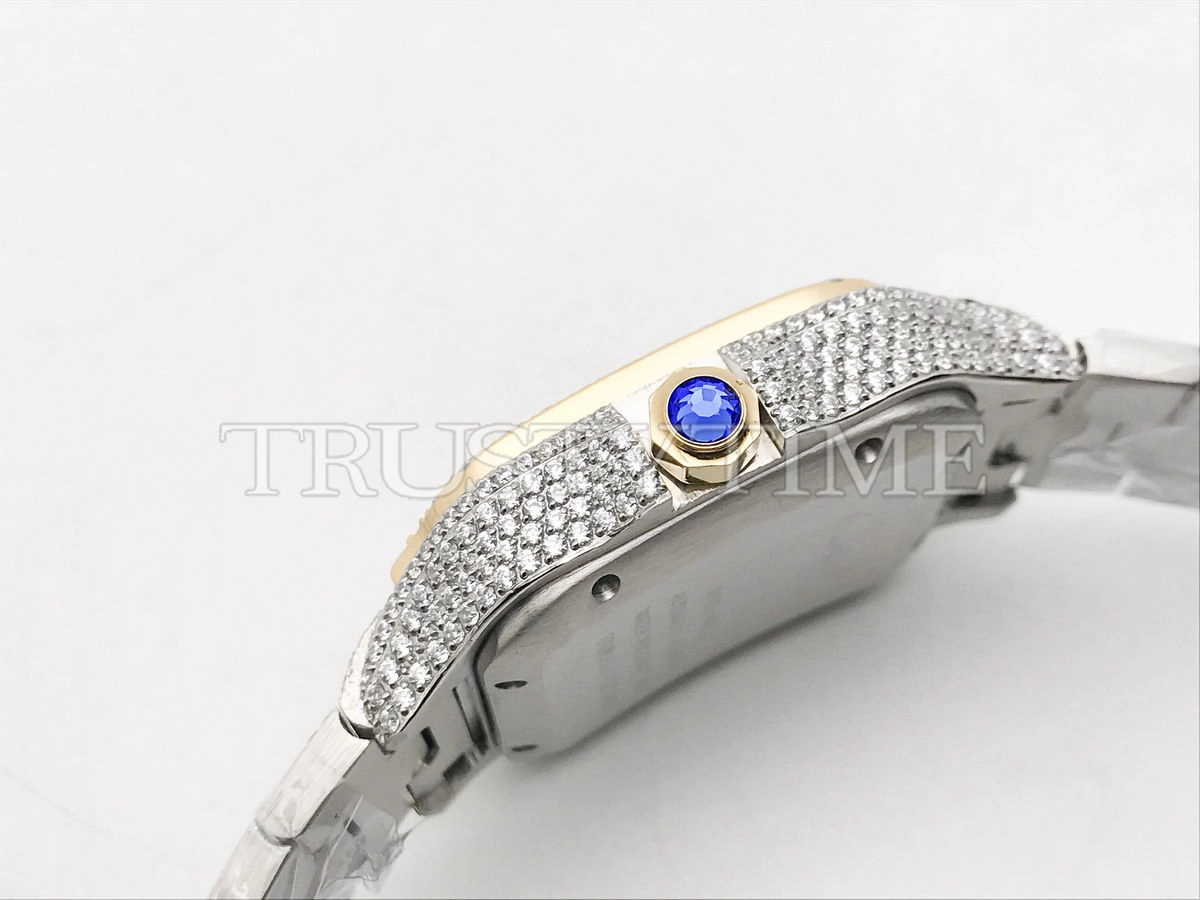 Копия часов Cartier Santos De Cartier 40 W2SA0009 Diamonds Арт. CR-0942