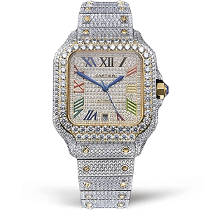 Копия часов Cartier Santos De Cartier 40 W2SA0009 Diamonds Арт. CR-0942
