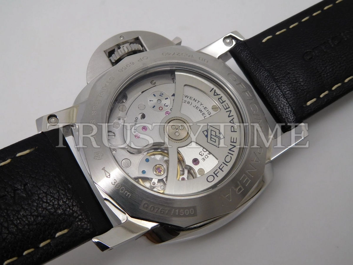 Копия часов Panerai Luminor 1950 3 Days GMT 24h Automatic Acciaio 44mm PAM00531