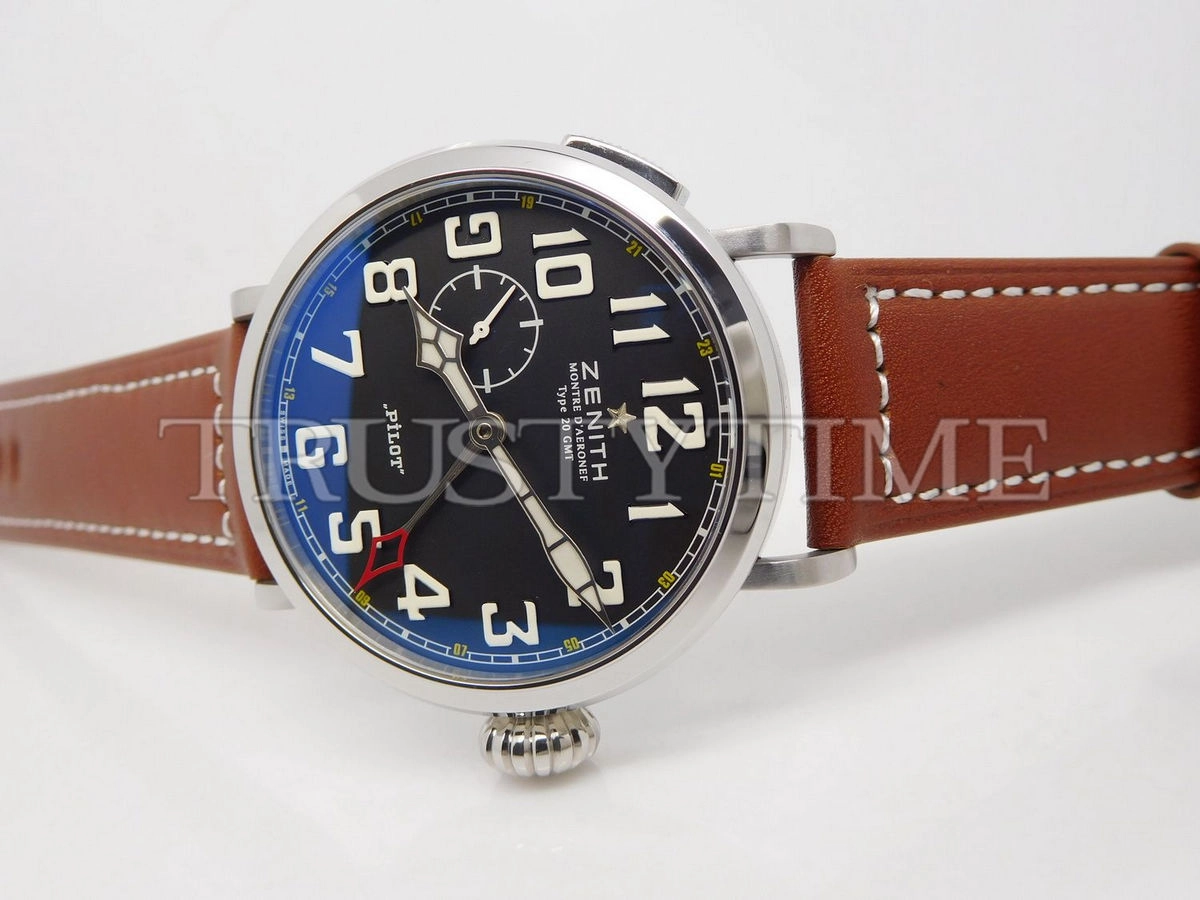Копия часов Zenith Pilot Type 20 GMT 48mm 03.2430.693/21.C723