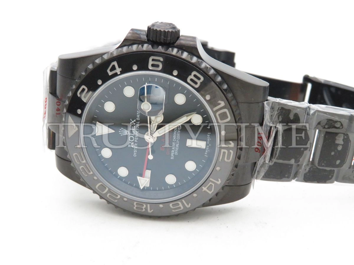 Копия часов Rolex Blaken Red GMT Master II 116710LN