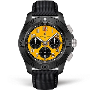 Копия часов Breitling Aneger B01 Chronograph 44 Night Mission SB0147101I1X2