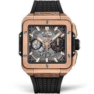 Копия часов Hublot Square Bang Unico King Gold 821.OX.0180.RX