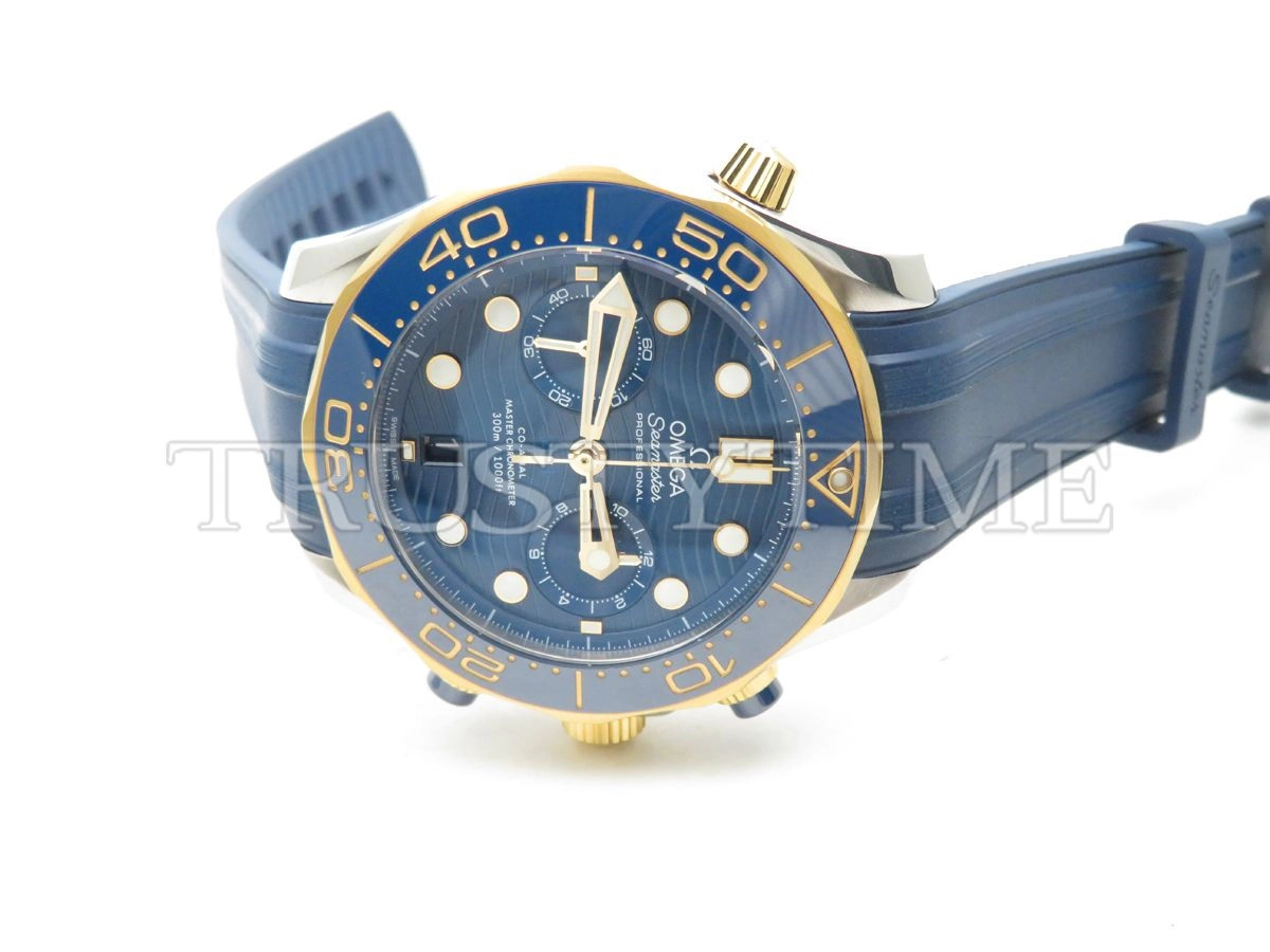 Копия часов Omega Seamaster Diver 300m Co‑Axial Master Chronometer Chronograph 44mm 210.22.44.51.03.001