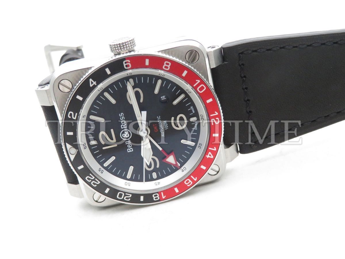 Копия часов Bell & Ross BR 03-93 GMT BR0393-BL-ST/SCA