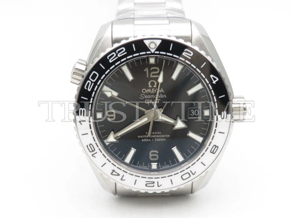 Копия часов Omega Seamaster Planet Ocean 600m Co‑Axial Master Chronometer GMT 43.5mm 215.30.44.22.01.001