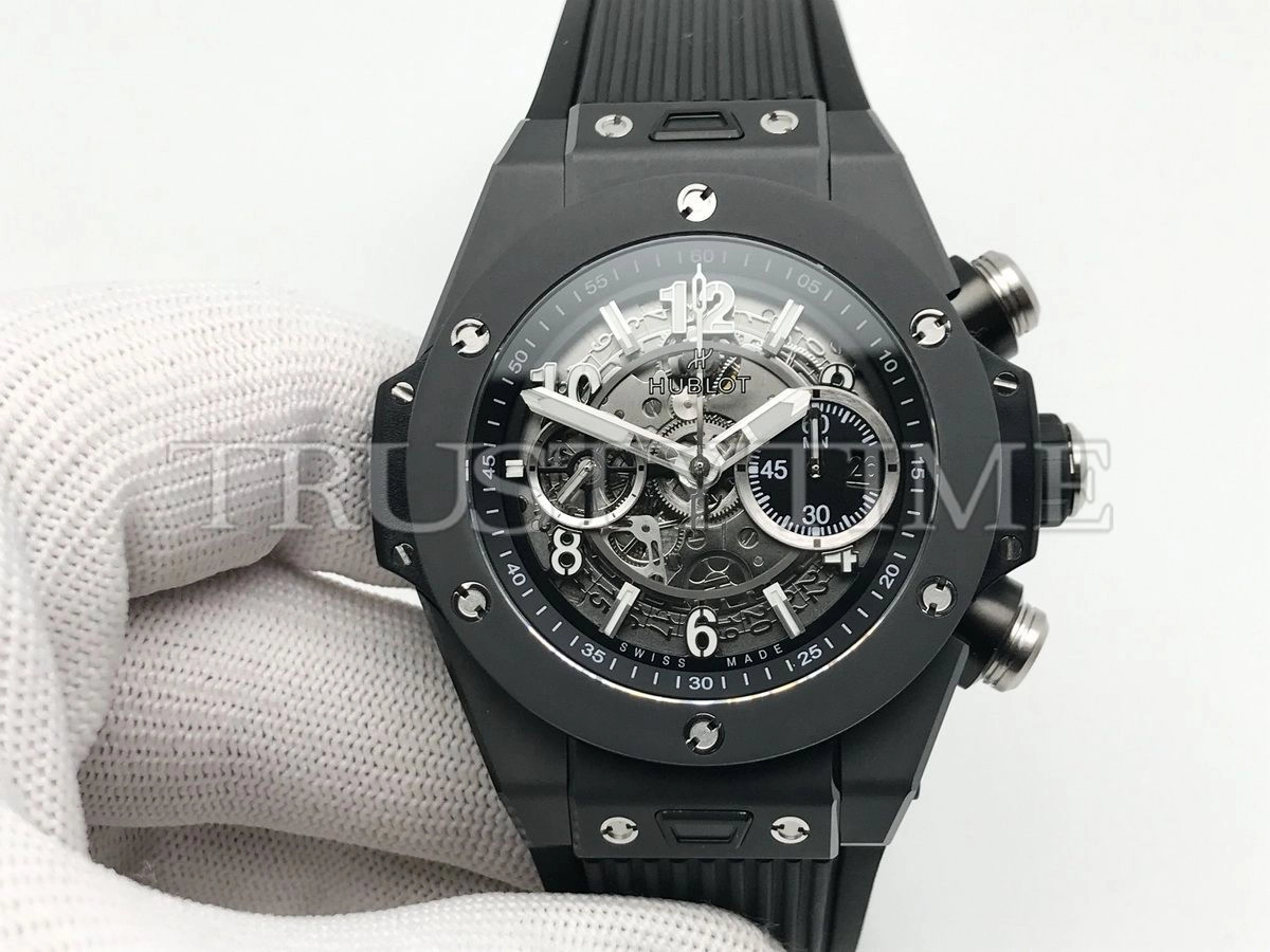 Копия часов Hublot Big Bang Unico Black Magic 44mm 421.CI.1170.RX