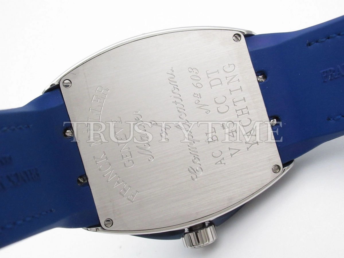 Копия часов Franck Muller Vanguard Yachting V 45 SC DT YACHT D NBR CD (BL) (OG) (BL.DIAM AC)