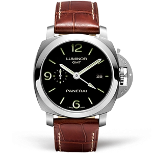 Копия часов Panerai Luminor 1950 3 Days GMT Automatic Acciaio 44mm PAM00320
