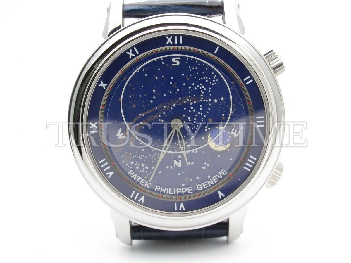 Копия часов Patek Philippe Grand Complications Celestial Sky Moon 43mm 5102G-001