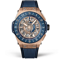 Hublot Big Bang Unico GMT King Gold Blue Ceramic 45mm 471.OL.7128.RX
