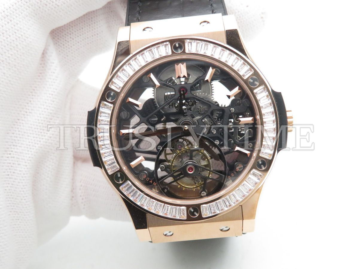 Копия часов Hublot Classic Fusion Tourbillon 45mm 505.OX.0180.LR.1904 Арт.HB-0518