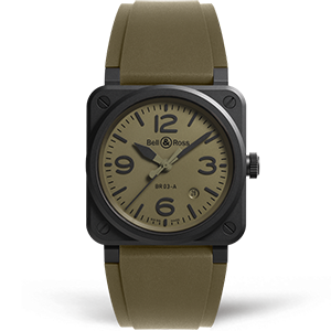 Копия часов Bell & Ross Instruments BR-03 Military Ceramic BR03A-MIL-CE/SRB Арт.BR-0315