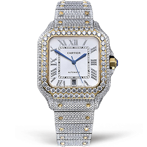 Копия часов Cartier Santos De Cartier 40 W2SA0009 Diamonds Арт.CR-0935